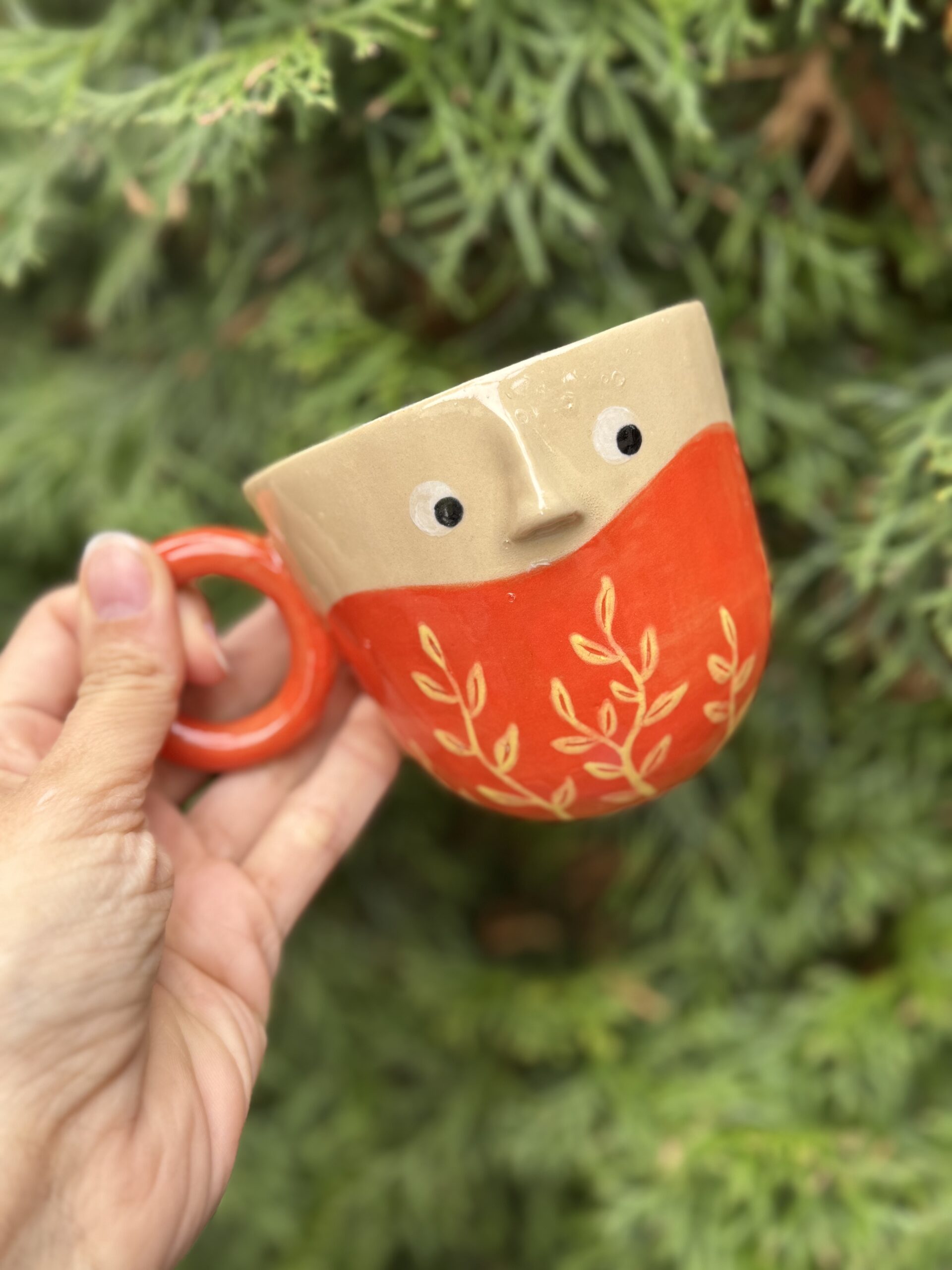 Kubek ceramiczny Jarzębinka