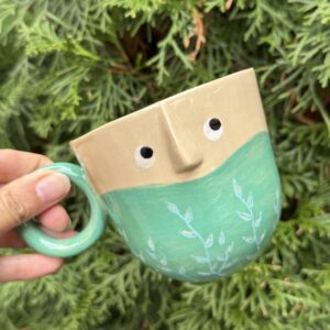 Kubek ceramiczny Miętusek