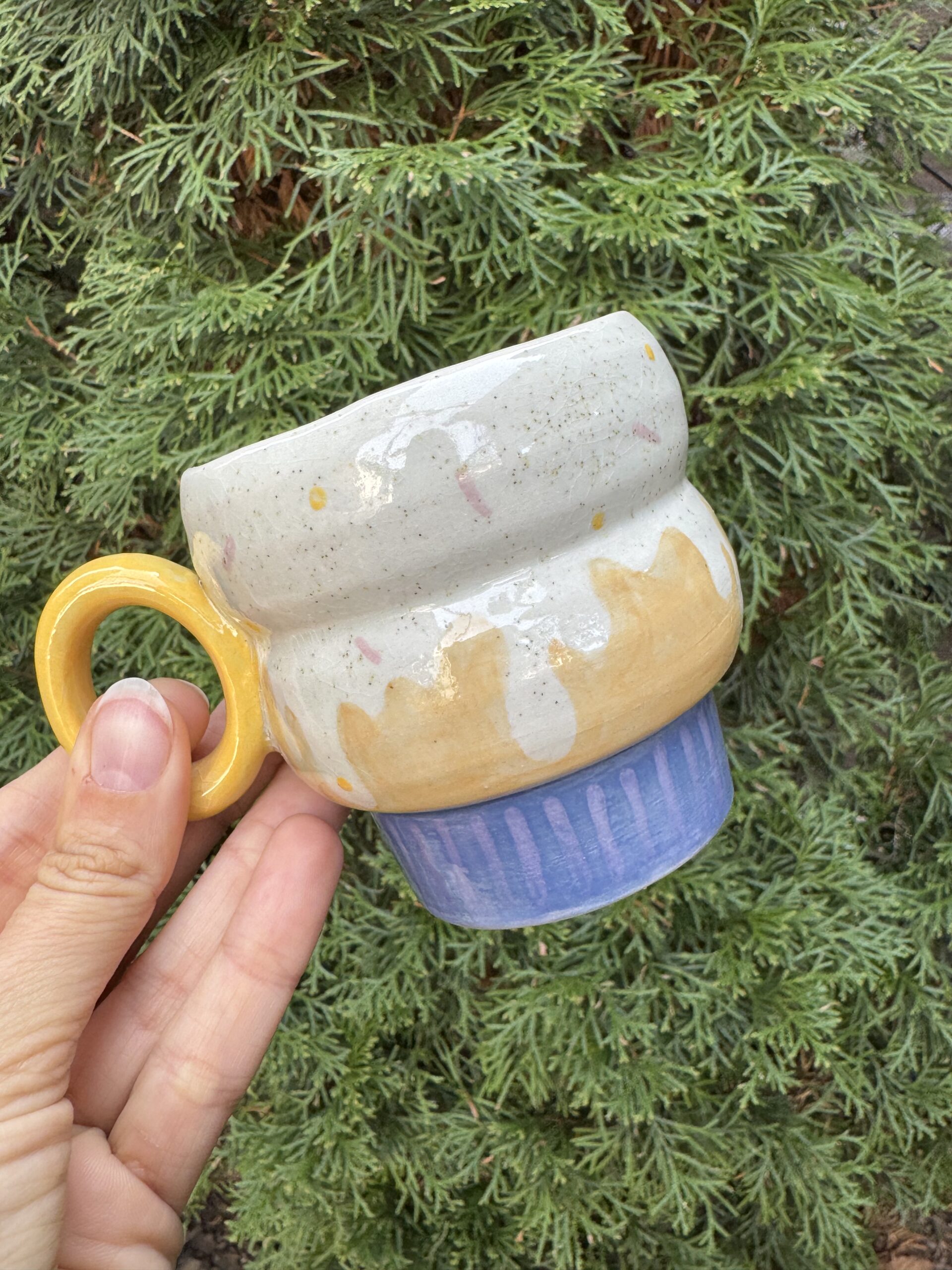 Kubek Muffinka Malina z bitą śmietaną