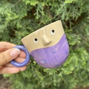 Kubek ceramiczny Fioletnik