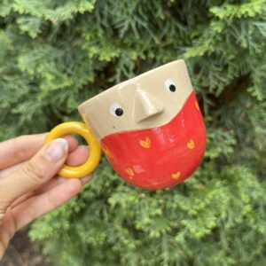 Kubek ceramiczny Ognik