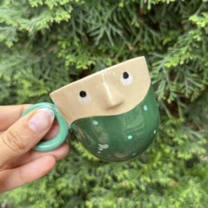 Kubek ceramiczny Zielonik