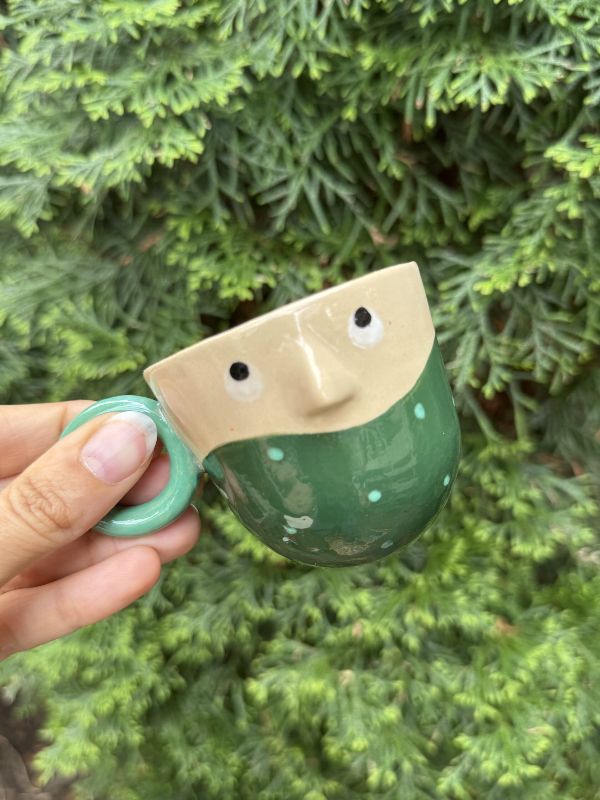 Kubek ceramiczny Zielonik