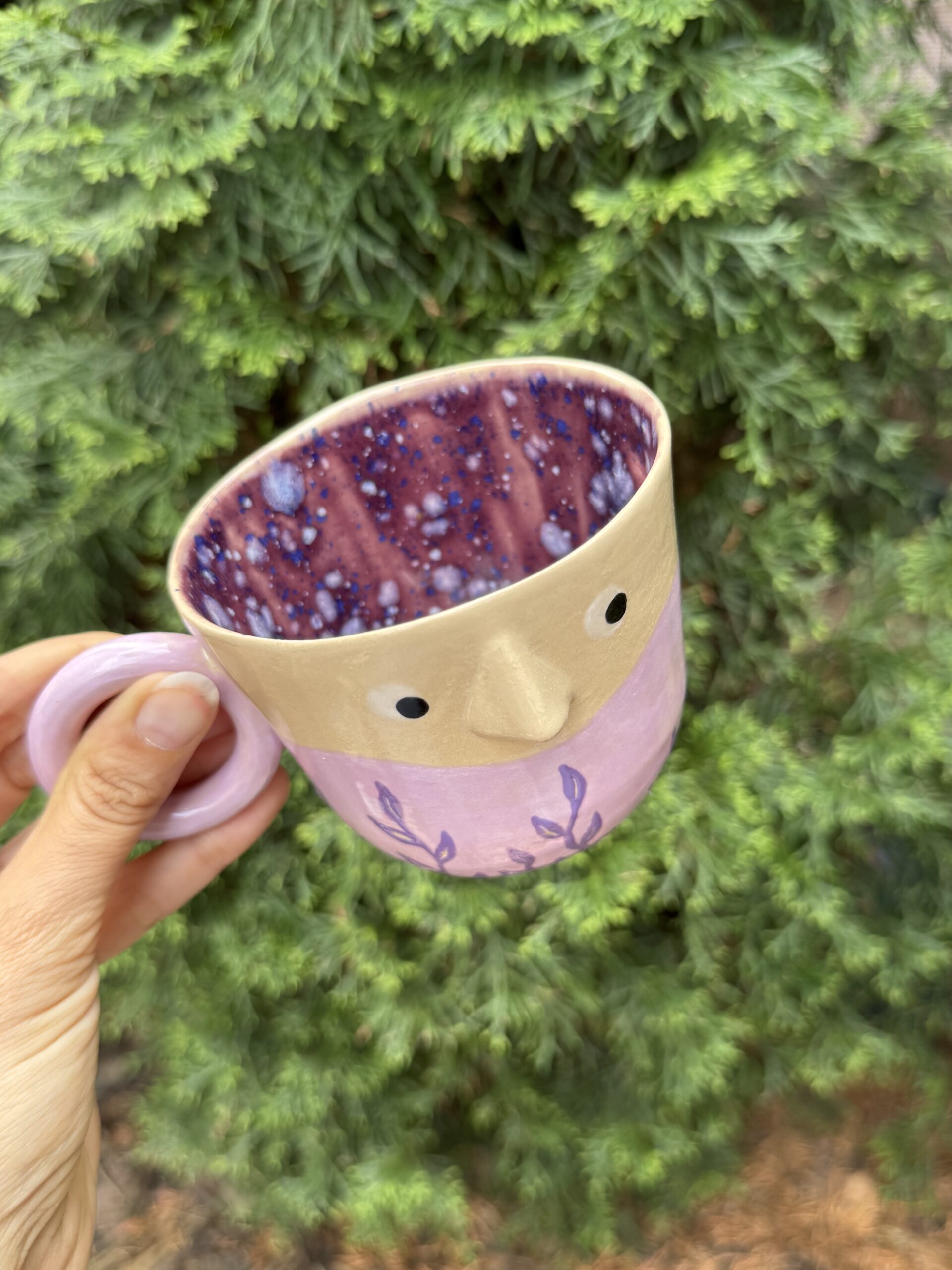 Kubek ceramiczny Lawendek - obrazek 2