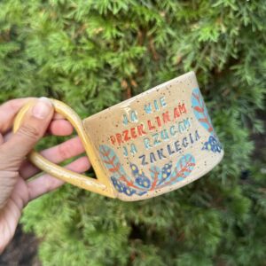 Kubek Ja nie przeklinam - kolorowy