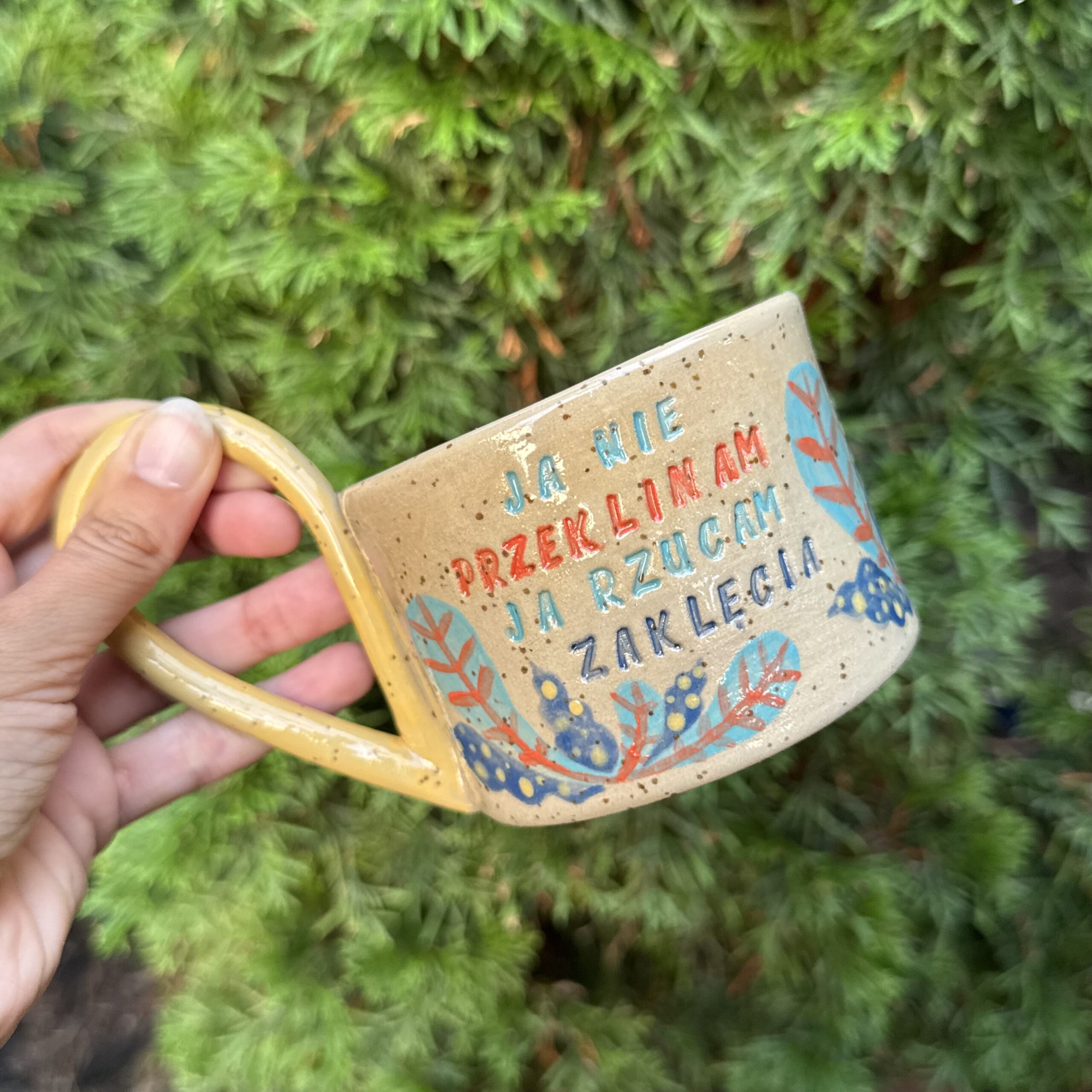 Kubek Ja nie przeklinam - kolorowy