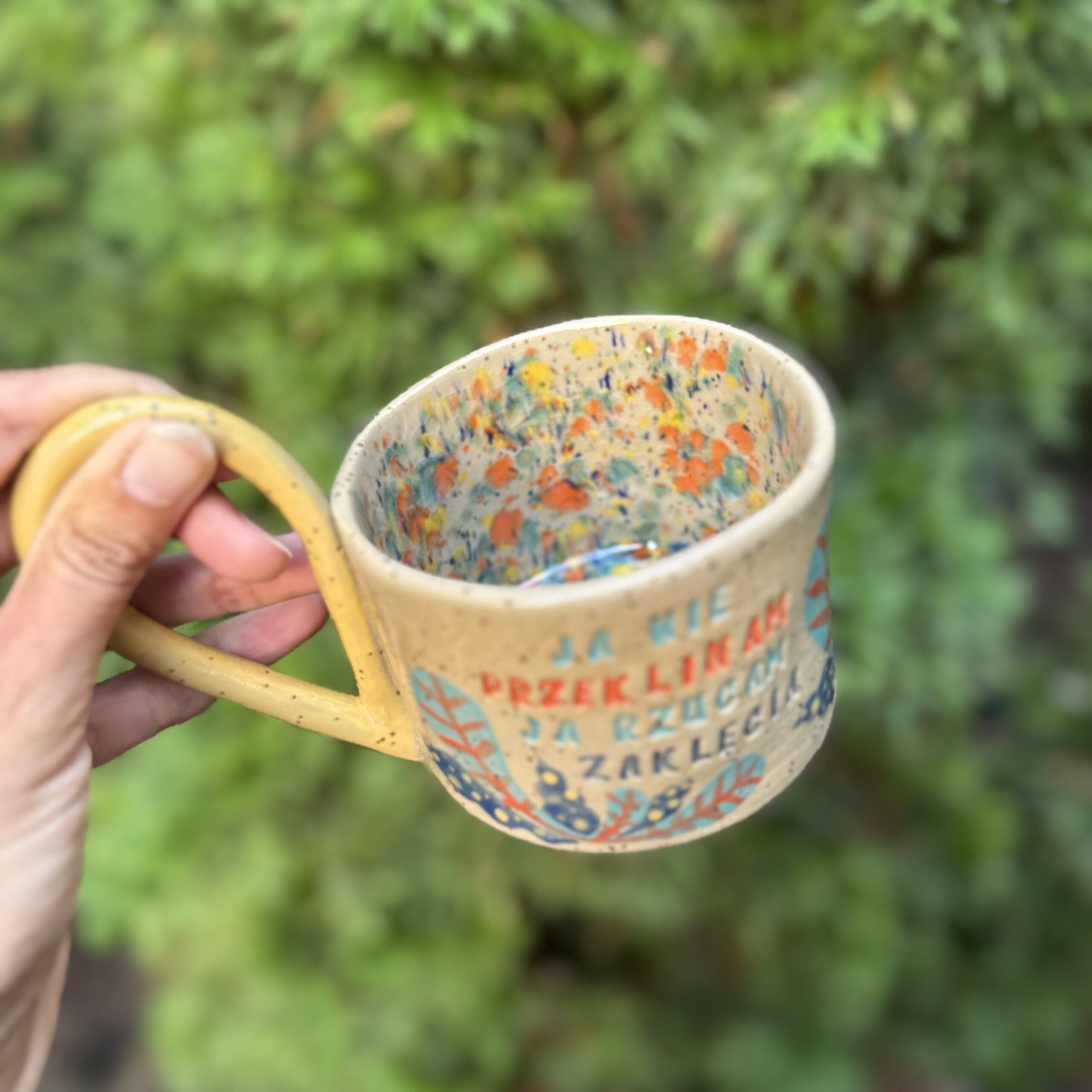 Kubek Ja nie przeklinam - kolorowy - obrazek 2