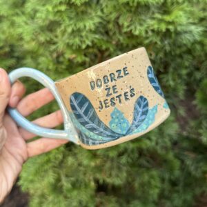 Kubek Dobrze że jesteś - szkoda że chujem