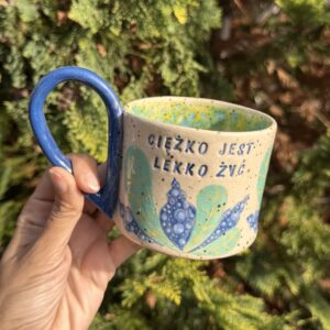Kubek Ciężko jest lekko żyć